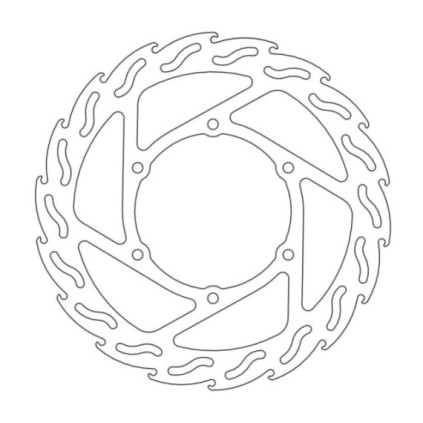 Moto-Master Flame Brakedisc front left INAZUMA 250