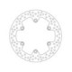 Moto-Master Halo Brakedisc Honda: NT650/700V Deauville, CBX750 F1/F2, Pacific Co