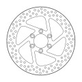 Moto-Master Halo Brakedisc rear Suzuki: VS1400 Intruder GL/GLP,VI1500 Intruder L