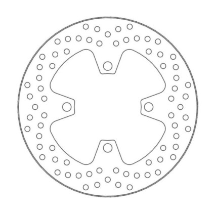 Moto-Master Halo Brakedisc rear Triumph: Daytona 675 ABS