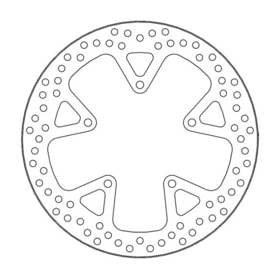 Moto-Master Halo Brakedisc front left Peugeot