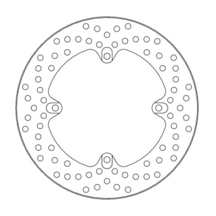 Moto-Master Halo Brakedisc rear MV Agusta: Butale 675, F3 800, Rivale