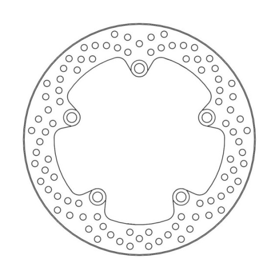 Moto-Master Halo Brakedisc rear Yamaha: MT07, MT09