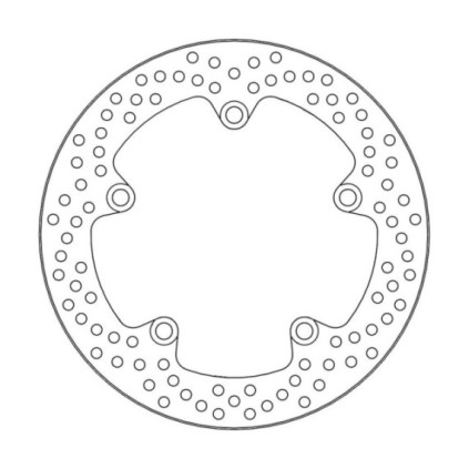 Moto-Master Halo Brakedisc rear Yamaha: MT07, MT09