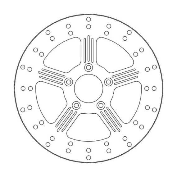 Moto-Master Harley Adrian Brakedisc Ø292 (8.7mm holes)