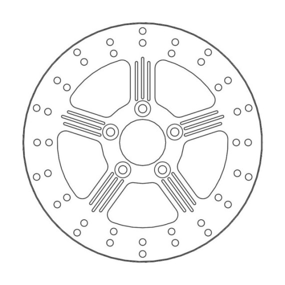 Moto-Master Harley Adrian Brakedisc Ø292 (10.2mm holes)