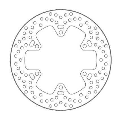 Moto-Master Halo Brakedisc rear Ducati: Monster 821, Panigale 899