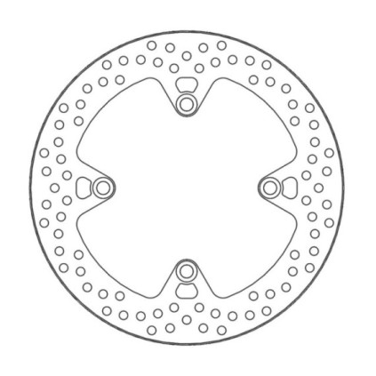 Moto-Master Halo Brakedisc rear Honda: CRF1000L Africa Twin (5,9mm disc)
