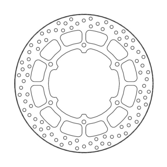 Moto-Master Halo Brakedisc rear Yamaha: XV950/R (6mm disc)