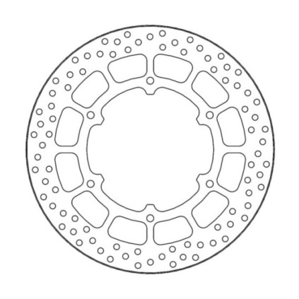 Moto-Master Halo Brakedisc rear Yamaha: XV950/R (6mm disc)