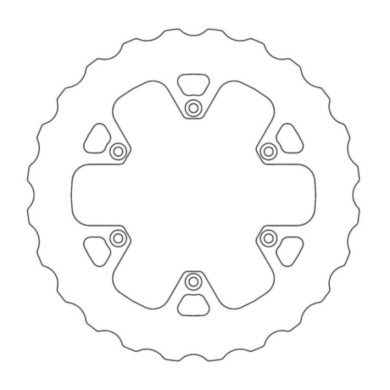 Moto-Master Nitro Brakedisc rear Beta: mud