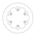 Moto-Master Nitro Brakedisc rear Beta: mud