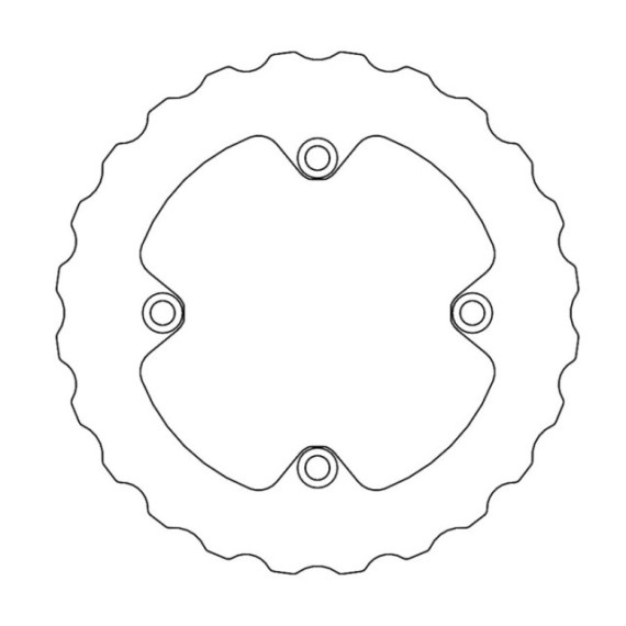 Moto-Master Nitro Brakedisc rear Sherco: mud
