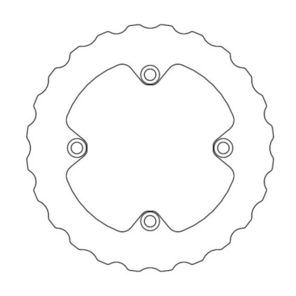 Moto-Master Nitro Brakedisc rear Sherco: mud