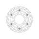 Moto-Master Flame Oversize Brakedisc front 270  Honda 