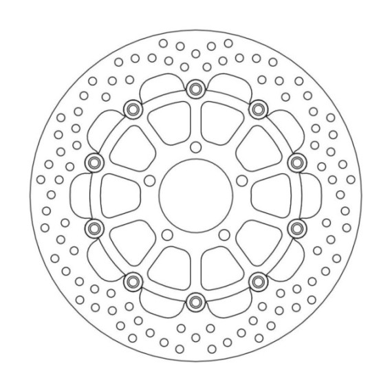 Moto-Master Halo Brakedisc front Suzuki: DL 650-1000 V-Strom, SV 1000, Kawasaki 