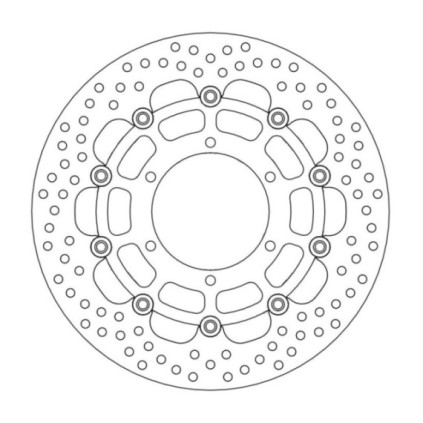 Moto-Master Halo Brakedisc front Suzuki: GSX R600/R750/R1000