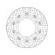 Moto-Master Halo Brakedisc front Yamaha: YZF R1/R6, XJ600, XT660R, TDM900, FZS10