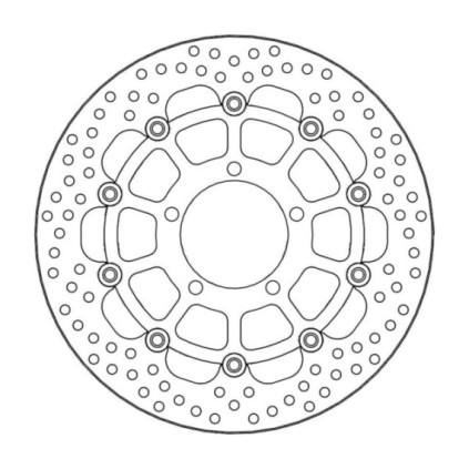 Moto-Master Halo Brakedisc front Triumph Tiger 800, Trophy 1215