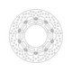 Moto-Master Halo Brakedisc front Yamaha: YFZ R6, Fazer8, YZF R1, XT1200Z
