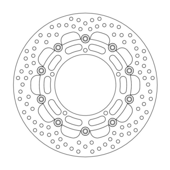 Moto-Master Halo Brakedisc front Yamaha: YFZ R6, Fazer8, YZF R1, XT1200Z