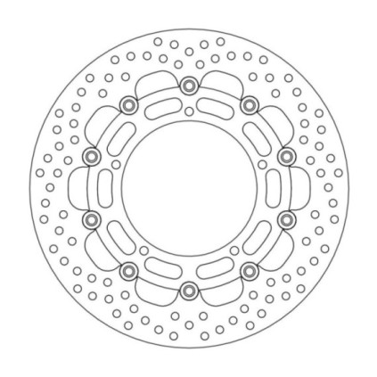 Moto-Master Halo Brakedisc front Yamaha: YFZ R6, Fazer8, YZF R1, XT1200Z