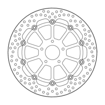 Moto-Master Halo Brakedisc front KTM: 690 Duke R ABS