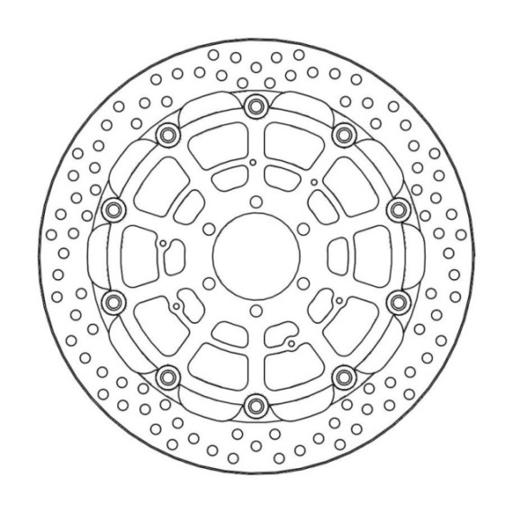 Moto-Master Racing Halo Brakedisc front left BMW: HP4