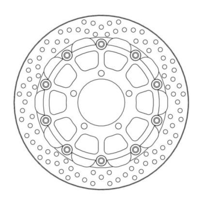 Moto-Master Racing Halo Brakedisc front 5,5mm Kawasaki