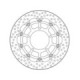 Moto-Master Racing Halo Brakedisc front 5.5mm Suzuki GSXR 1000 K5