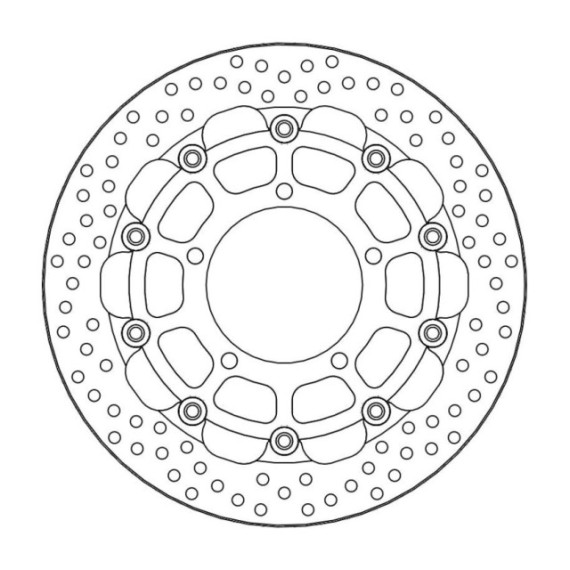 Moto-Master Racing Halo Brakedisc front 5.5mm Suzuki GSXR 1000 K5