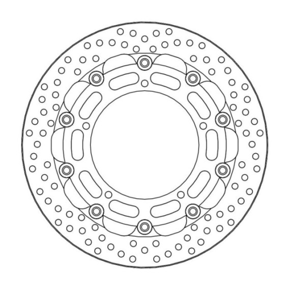 Moto-Master Racing Halo Brakedisc front 5,5mm Yamaha: FZ6, YZF R6