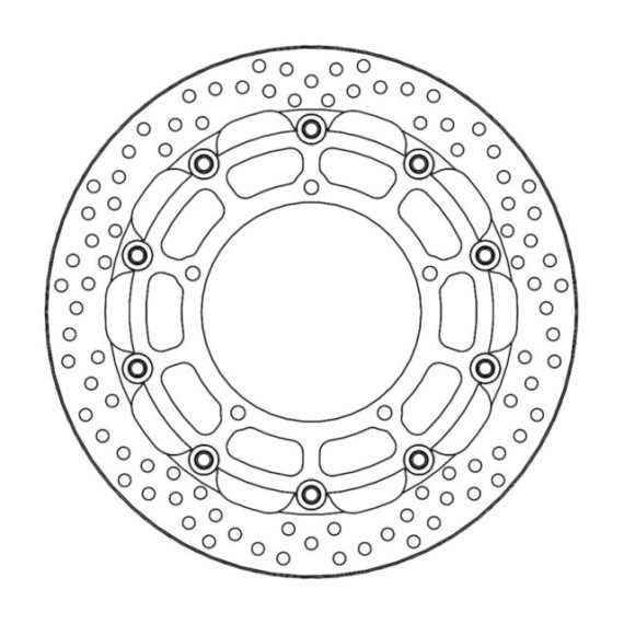 Moto-Master Racing Halo Brakedisc front 5,5mm Yamaha: YZF R1