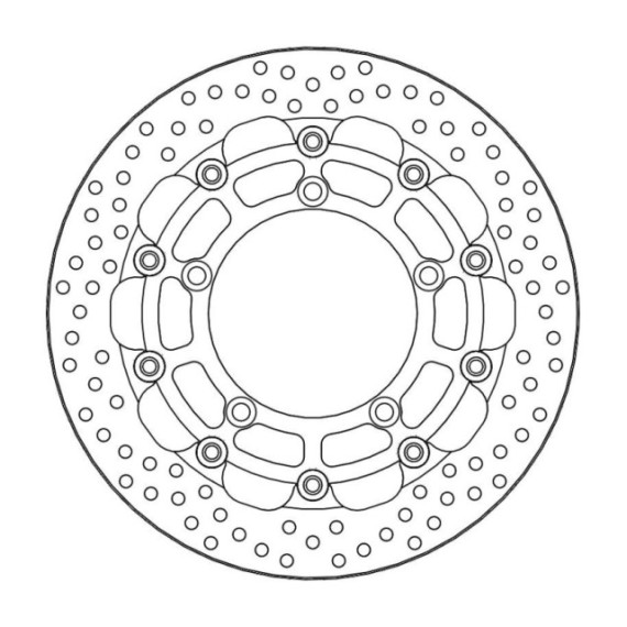 Moto-Master Racing Halo Brakedisc front 5,5mm Suzuki: DL 650 ABS, GS 600 ABS