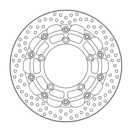 Moto-Master Racing Halo Brakedisc front 5,5mm Suzuki: DL 650 ABS, GS 600 ABS