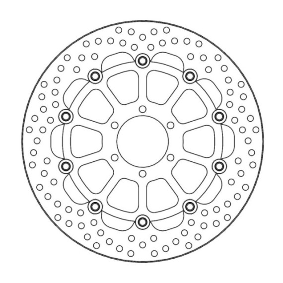Moto-Master Halo Brakedisc front Ducati: Monster 620/695, Monster 800 S2R, Multi