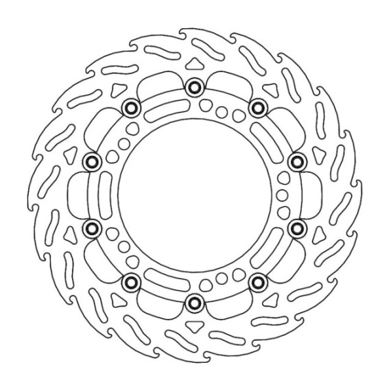 Moto-Master Flame Brakedisc front left Kawasaki: Ninja 400 