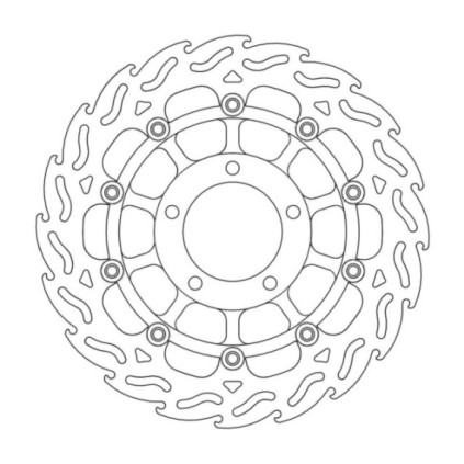 Moto-Master Flame Brakedisc front left Triumph: Daytona, Speed Four