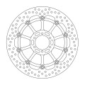 Moto-Master Halo Brakedisc front Aprilia: RSV 1000, Benelli, Bimota, Ducati: ST 