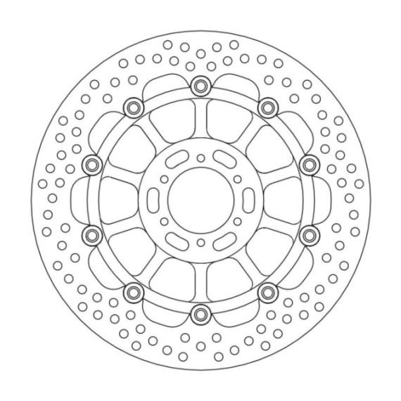 Moto-Master Halo Brakedisc front Honda: CB600F Hornet