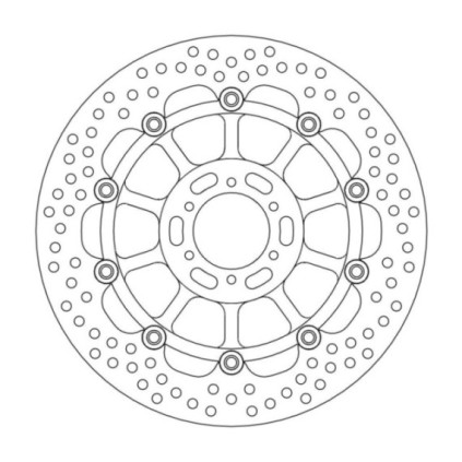 Moto-Master Halo Brakedisc front Honda: CB600F Hornet