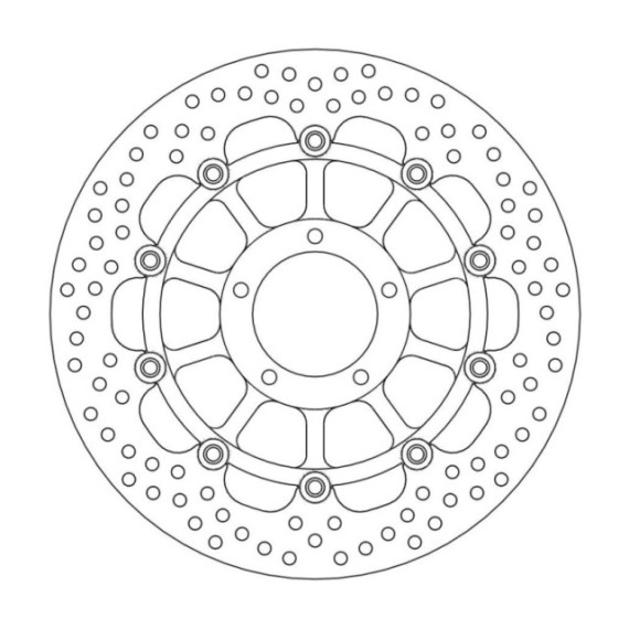 Moto-Master Halo Brakedisc front Ducati: Hypermotard/Evo/SP