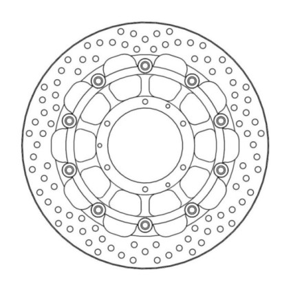 Moto-Master Racing Halo Brakedisc front 5,5mm Honda