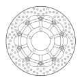 Moto-Master Racing Halo Brakedisc front 5,5mm Triumph