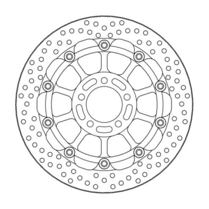 Moto-Master Racing Halo Brakedisc front 5,5mm Kawasaki: ZX, ZR, ZZR, GPZ