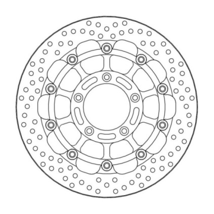 Moto-Master Racing Halo Brakedisc front 5,5mm MV Agusta: F4