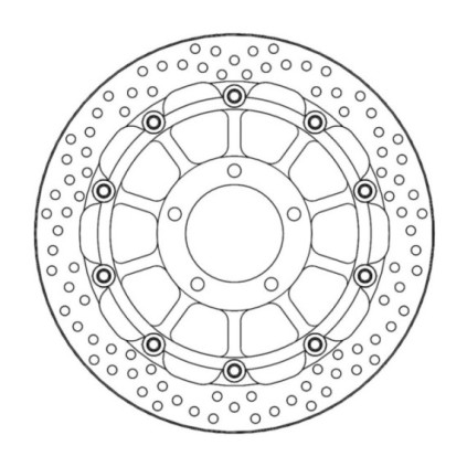 Moto-Master Racing Halo Brakedisc front Triumph: Speed Triple, Tiger 1050, Tiger