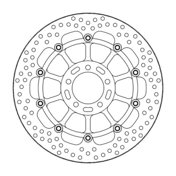 Moto-Master Halo Brakedisc front Kawasaki: ZX-10RR