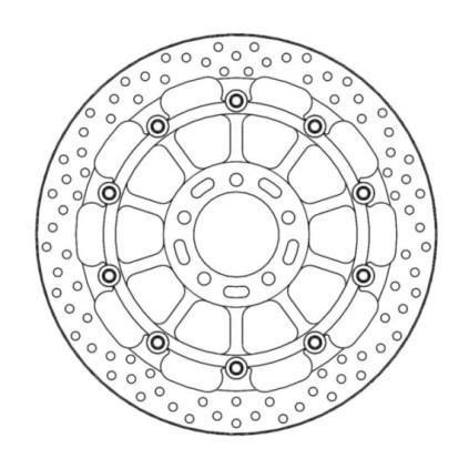 Moto-Master Racing Halo Brakedisc front Kawasaki: ZX-10RR