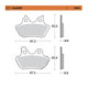 Moto-Master Brakepads RoadPRO Sinter rear